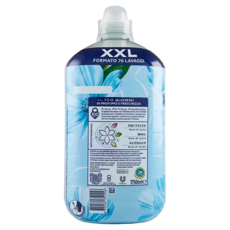Coccolino Balsam Rufe Concentrat Aer de Primavera 76 spl 1750 ml Bax 6 buc.